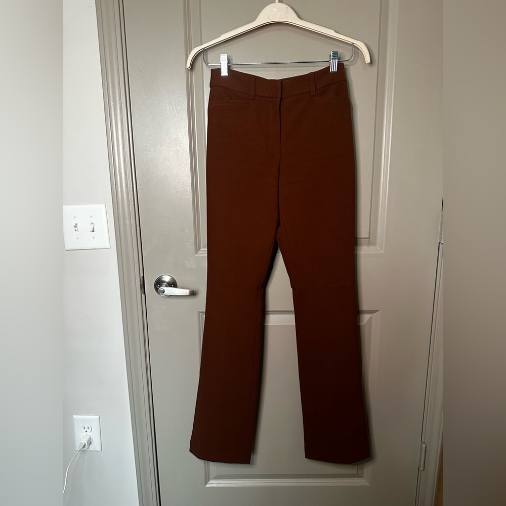 Express Columnist Boot Cut Pant - Rust Sz 2 - image 1